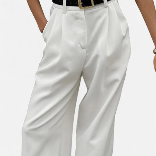 Donlois | Women’s Trousers – Stylish Wide-Leg Tailored Elegance