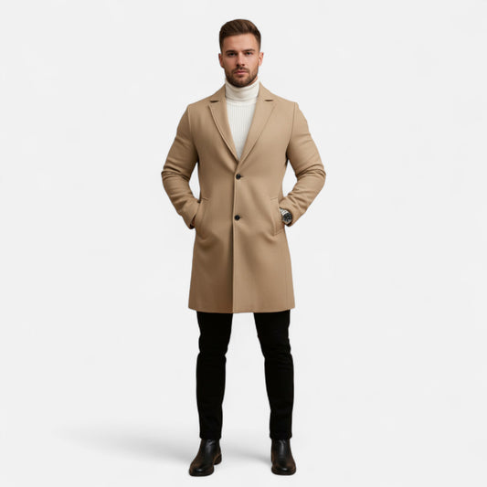 Donlois | Men’s Coat – Simple Casual Fleece Elegance