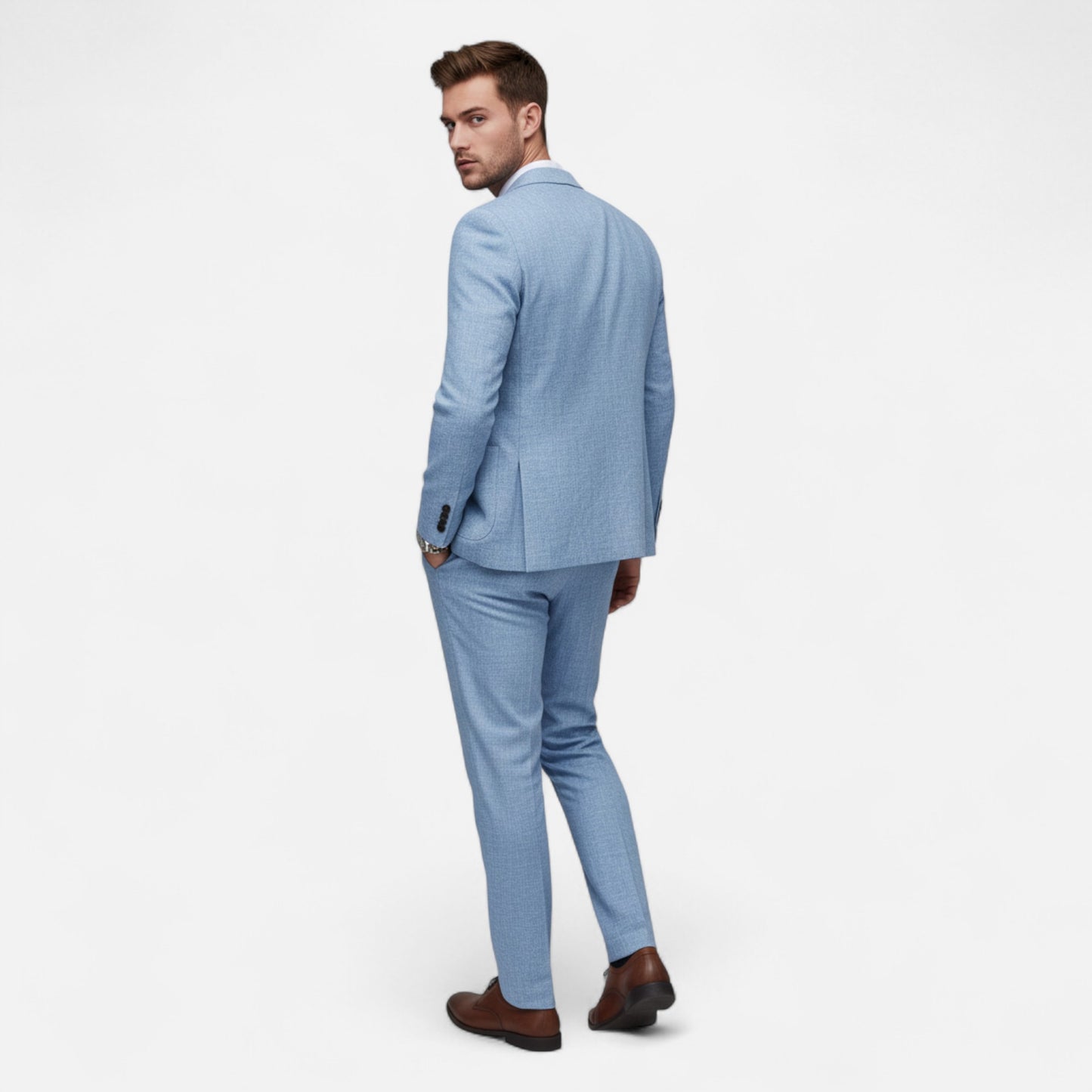 Donlois | Men’s Suit – Stylish Linen Heritage Elegance
