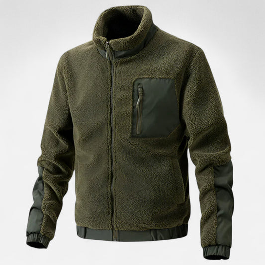 Donlois | Men’s Jacket – Classic Fleece Casual Elegance