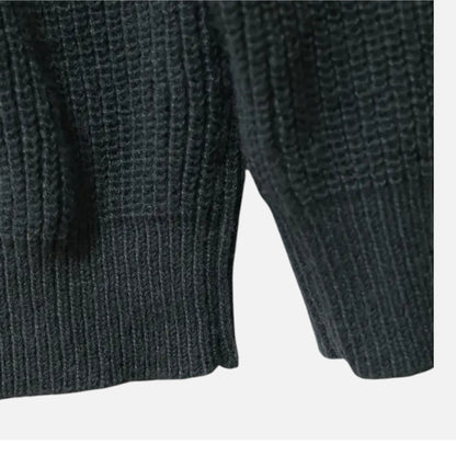 Donlois | Men’s Sweater – Preppy Striped Zip-Up Elegance