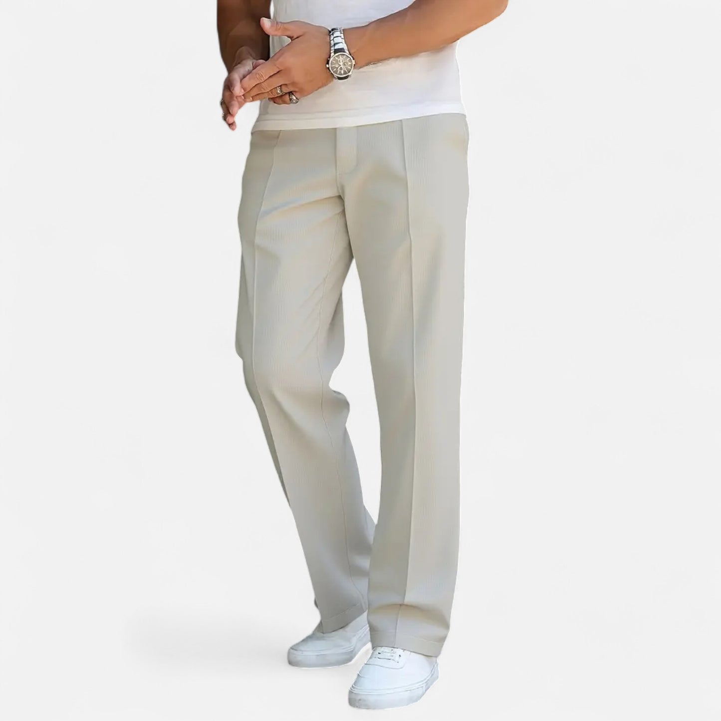 Donlois | Men’s Pants – Classic Straight-Leg Tailored Elegance