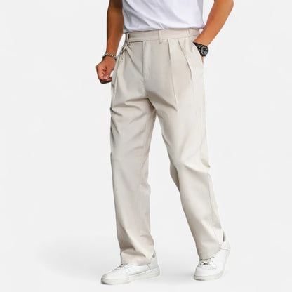 Donlois | Men’s Trousers – Classic Double Pleat Elegance
