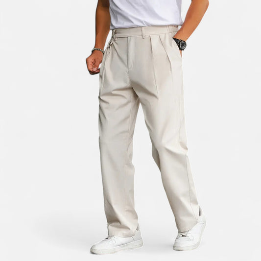 Donlois | Men’s Trousers – Classic Double Pleat Elegance