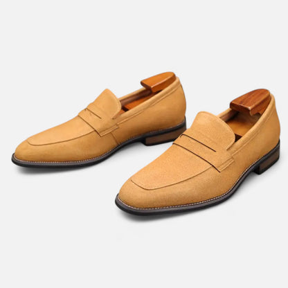 Donlois | Men’s Shoes – Classic Cowhide Penny Loafers