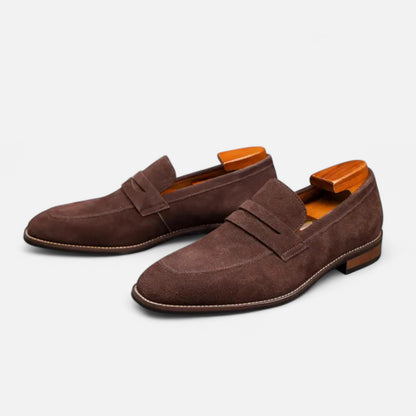 Donlois | Men’s Shoes – Classic Cowhide Penny Loafers