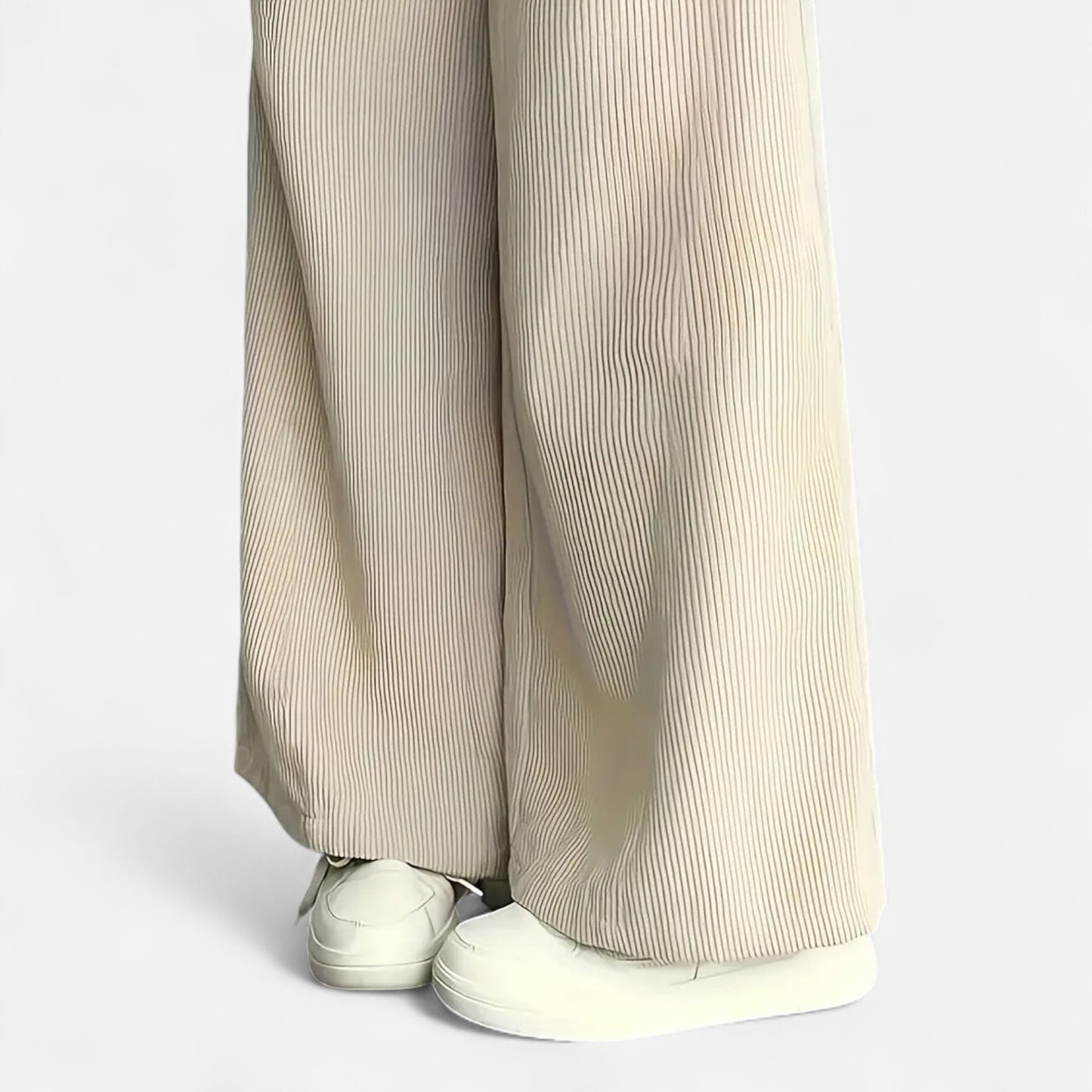 Donlois | Women’s Trousers – Elegant High-Waisted Wide-Leg Style