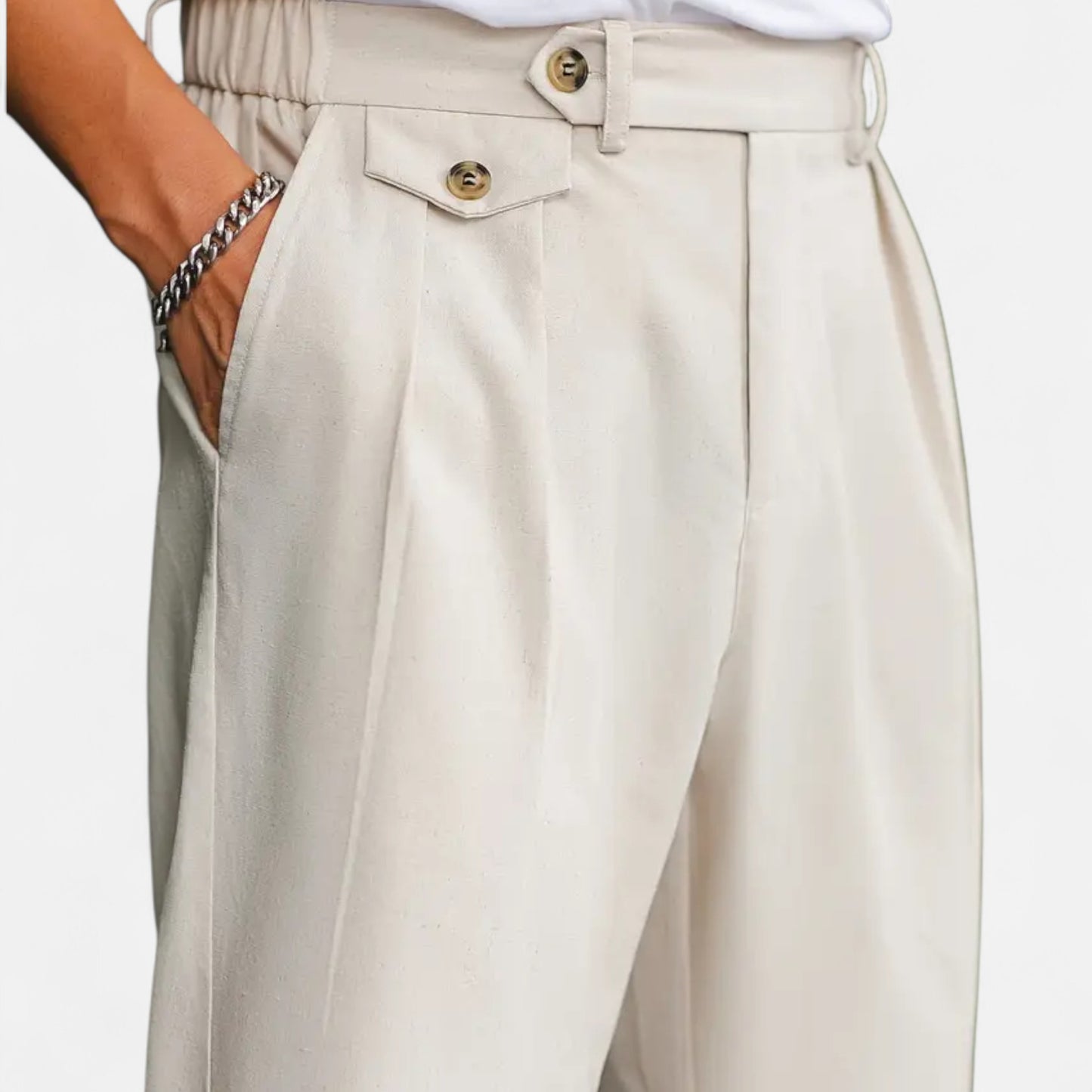 Donlois | Men’s Trousers – Classic Double Pleat Elegance