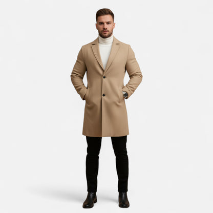 Donlois | Men’s Coat – Simple Casual Fleece Elegance