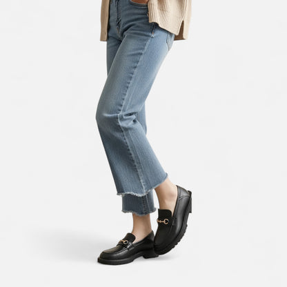 Donlois | Women’s Penny Loafers – Vintage Lightweight Elegance