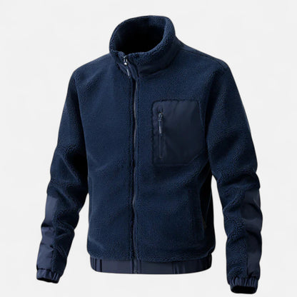 Donlois | Men’s Jacket – Classic Fleece Casual Elegance