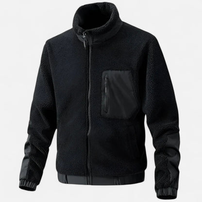 Donlois | Men’s Jacket – Classic Fleece Casual Elegance