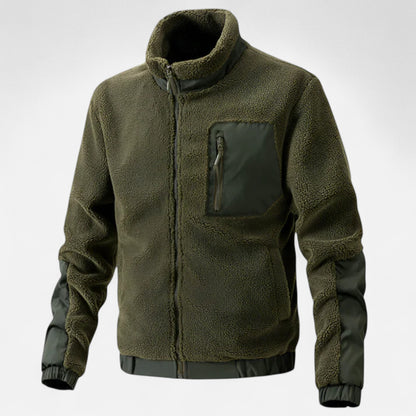 Donlois | Men’s Jacket – Classic Fleece Casual Elegance