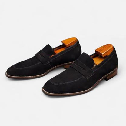 Donlois | Men’s Shoes – Classic Cowhide Penny Loafers